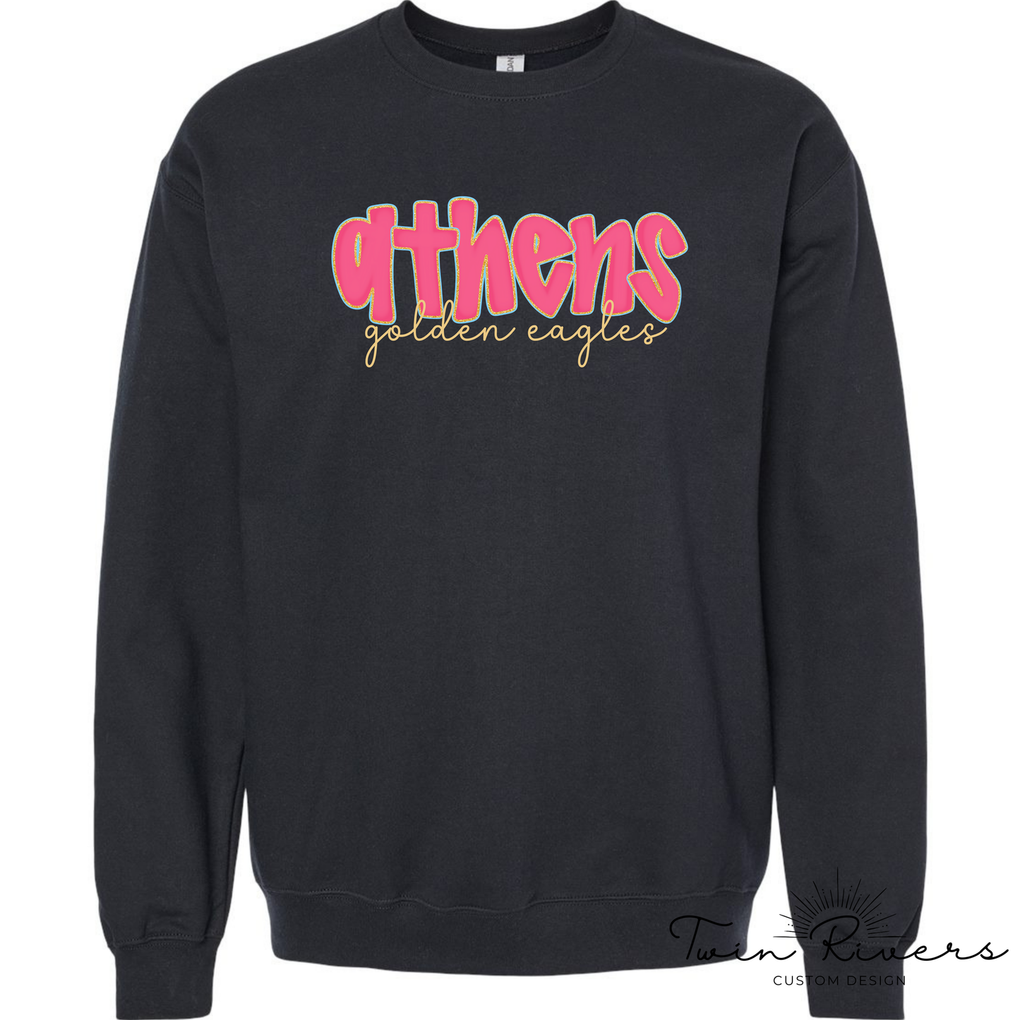 Hot Pink Doodle Athens Golden Eagles