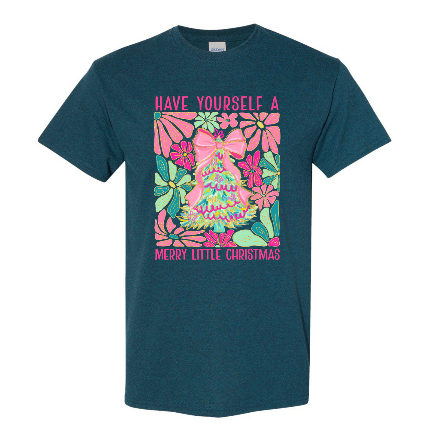 Have Yourself a Merry Little Christmas - Gildan Midnight Short Sleeve