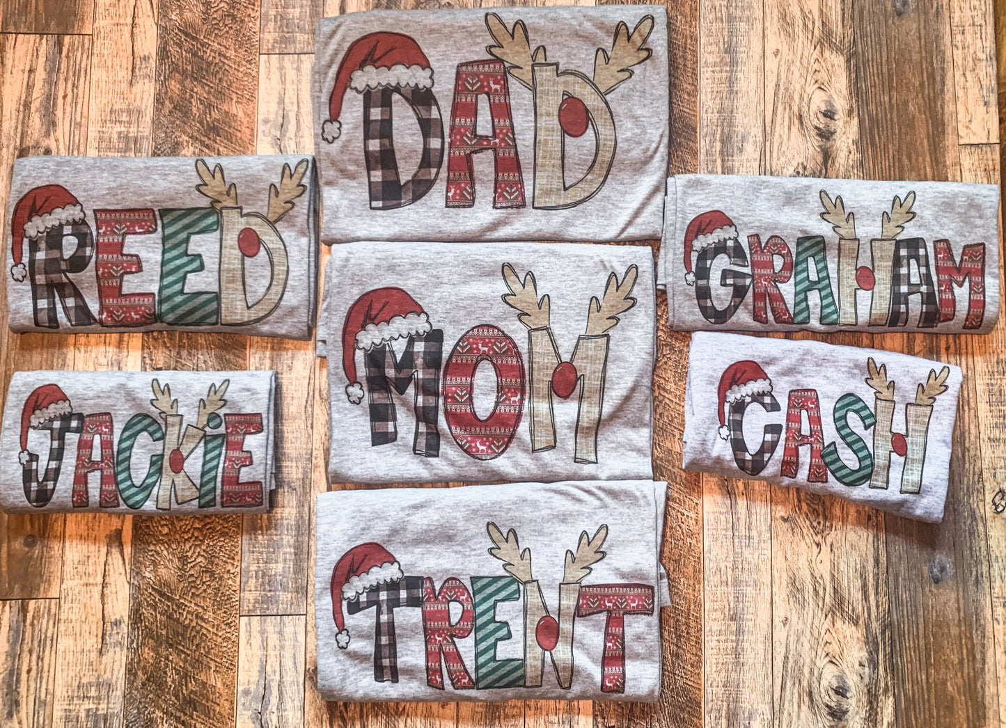 Christmas Doodle Letters - DOODLE LETTERS ONLY