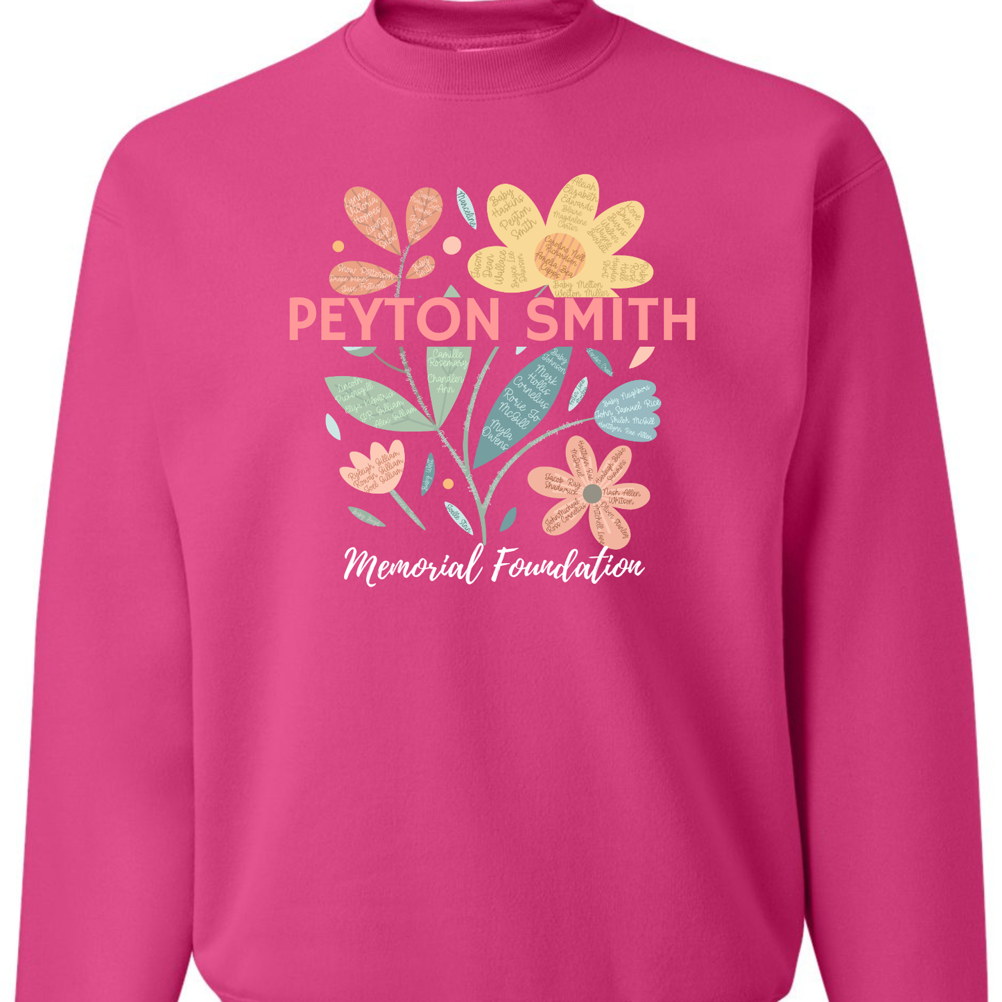 Peyton Smith Memorial Foundation Flower Sweatshirt