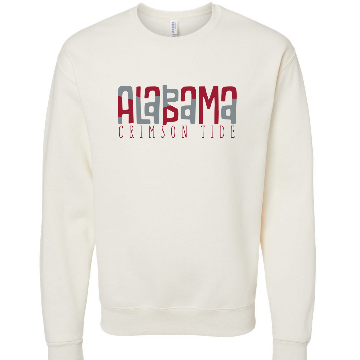Alabama Crimson Tide - Jerzees Sweet Cream Sweatshirt