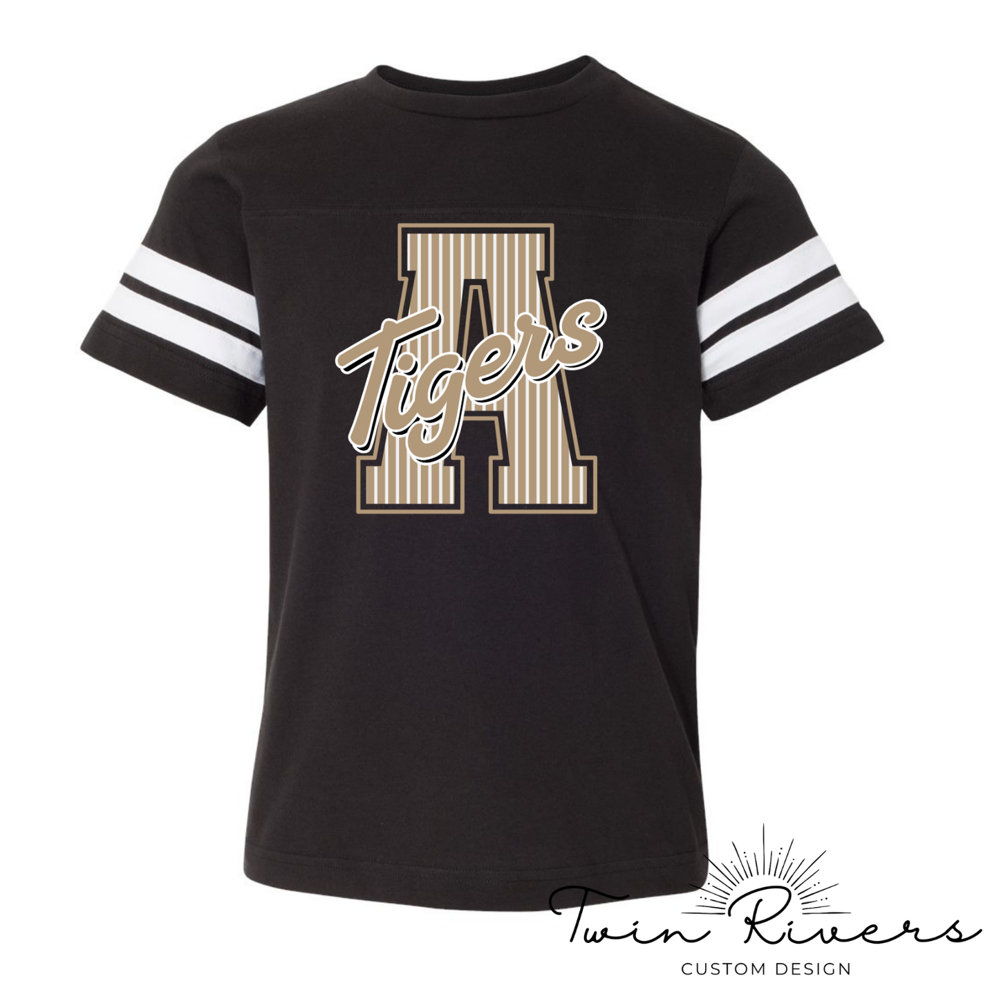 Ardmore Tigers Varsity Striped Letter Vintage Tees