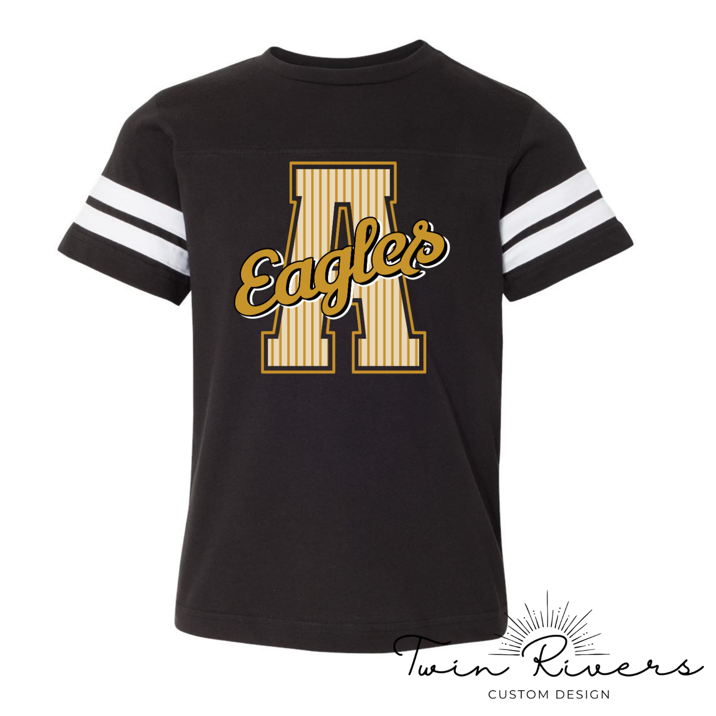 Athens Eagles Vintage Striped Varsity Tees