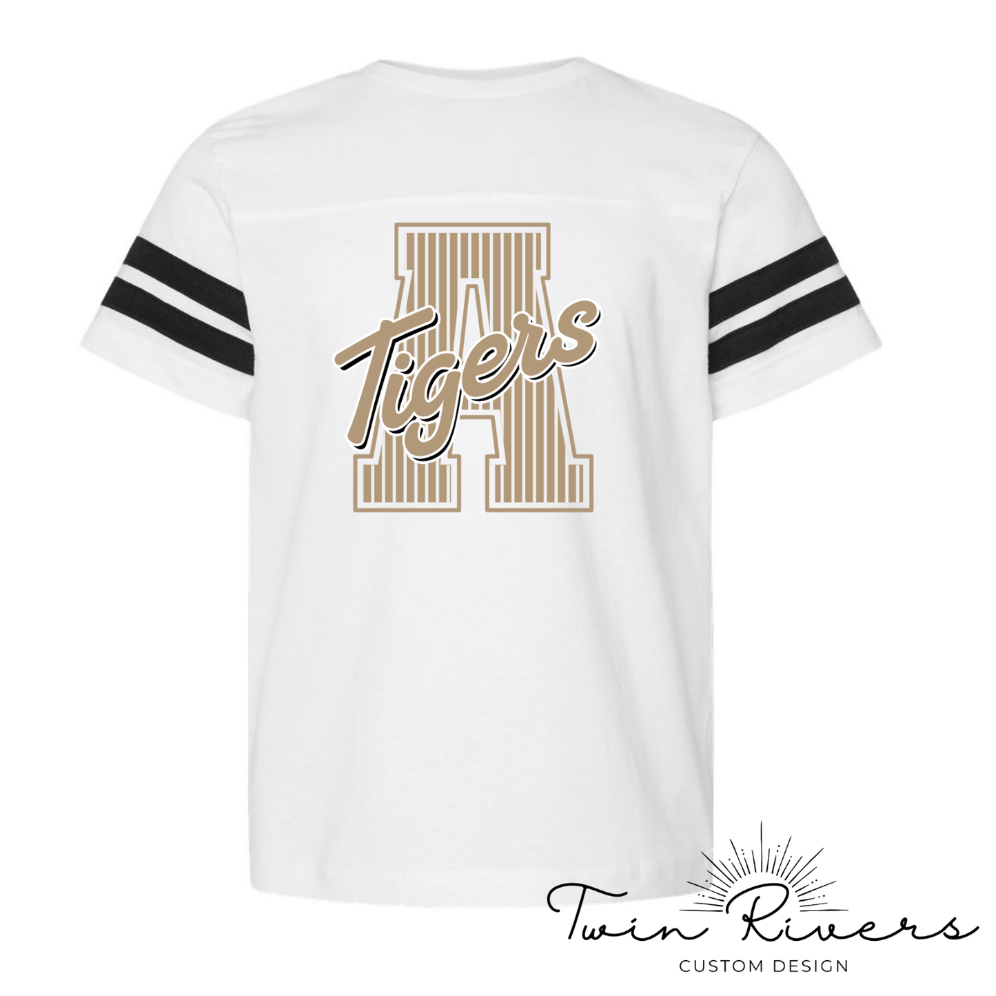 Ardmore Tigers Varsity Striped Letter Vintage Tees