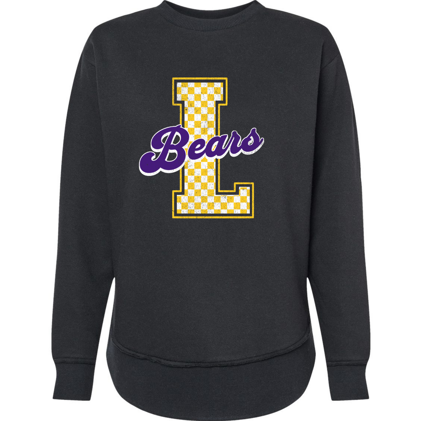 Lexington Varsity Letter Weekender Fleece Black