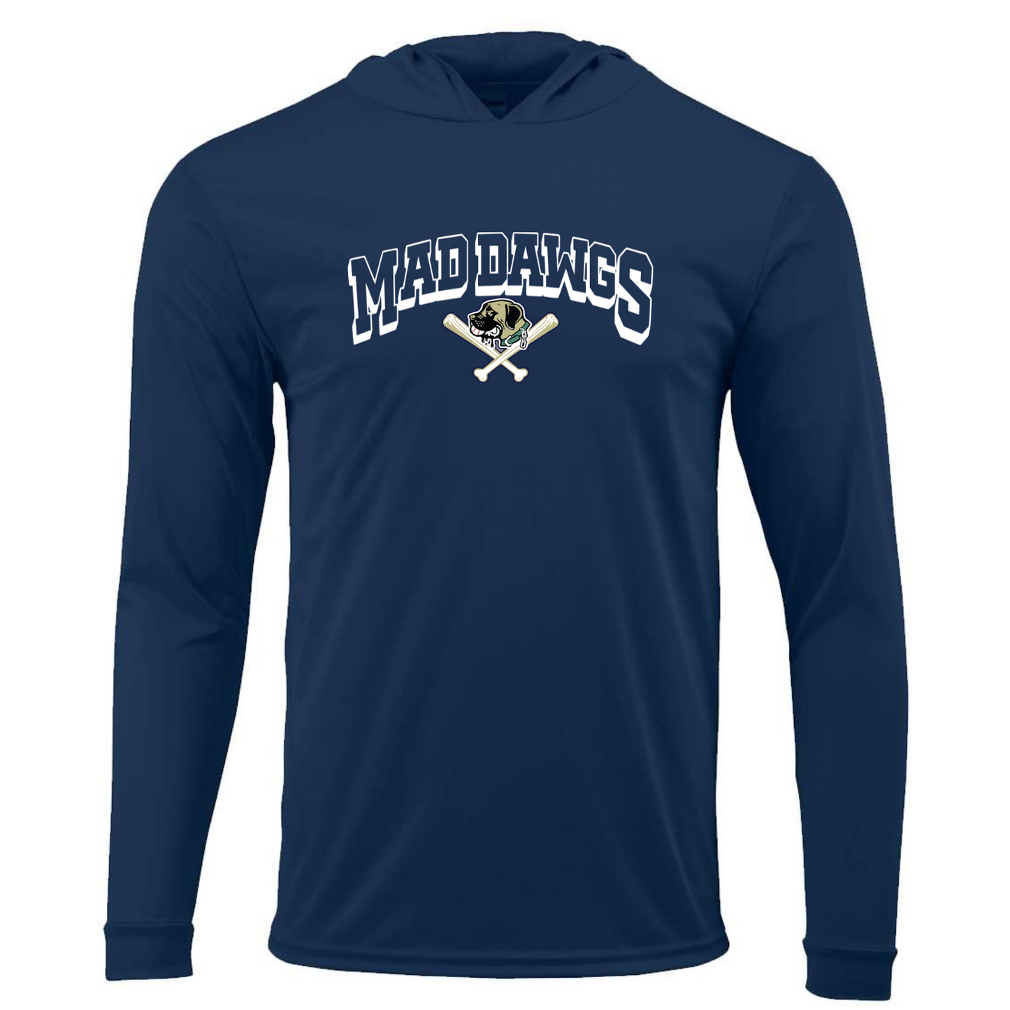Mad Dawgs Mascot Dri-Fit Hooded Long Sleeve
