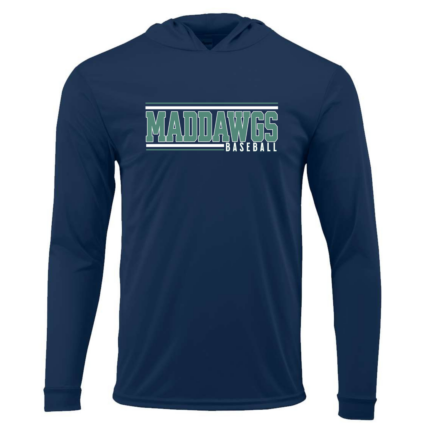 Mad Dawgs Baseball Dri-Fit Hooded Long Sleeve