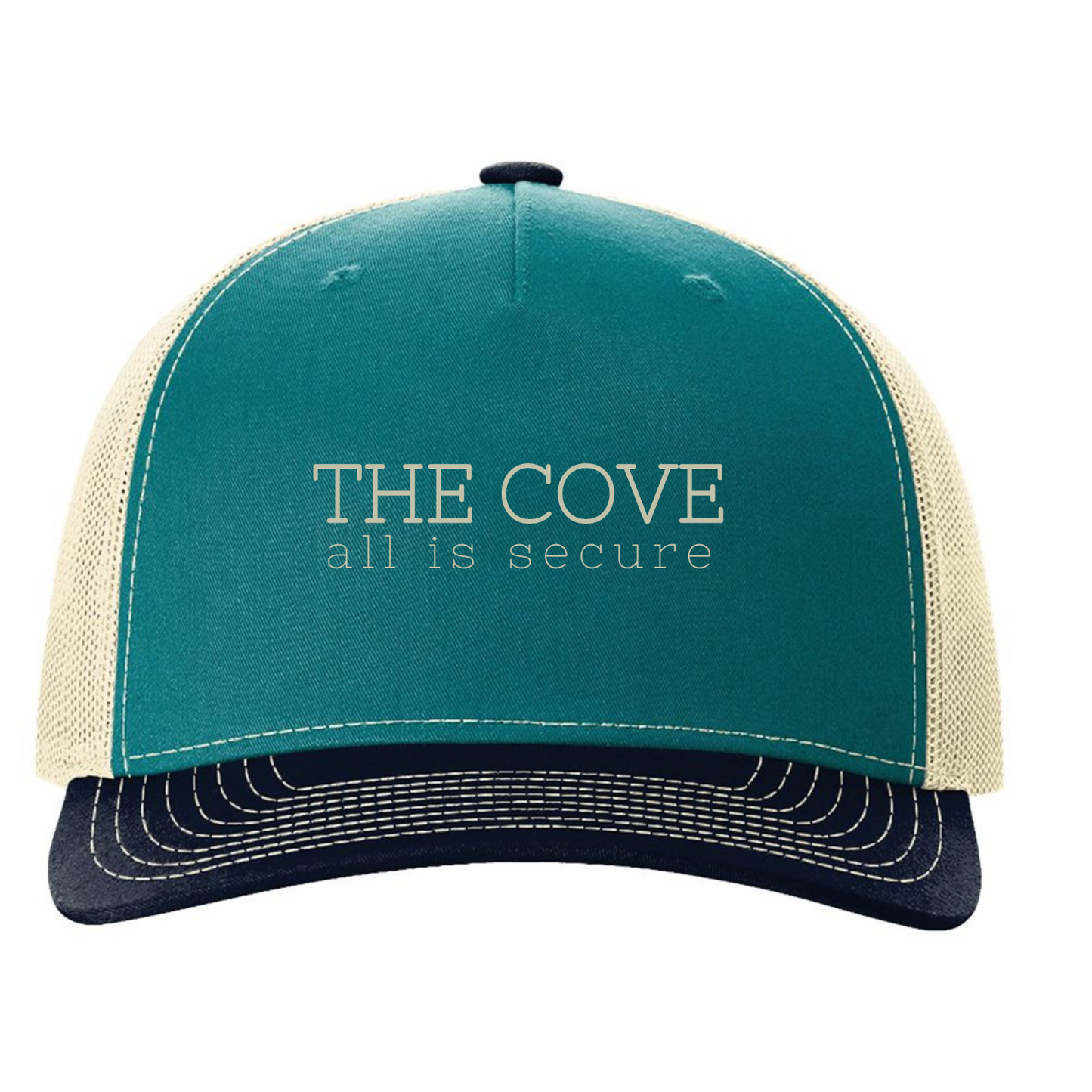 The Cove : All is Secure Richardson 112fp Blue/Teal/Birch/Navy Hat