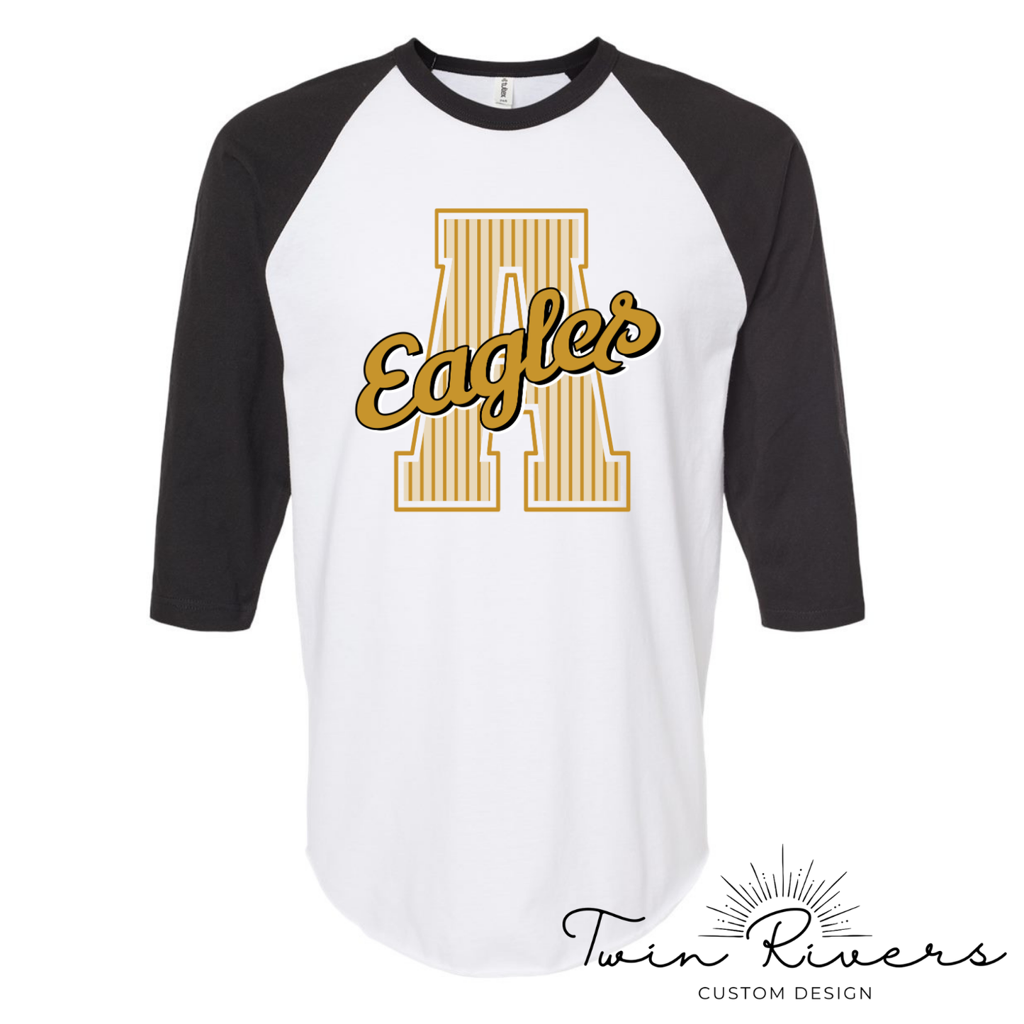 Athens Eagles Vintage Striped Varsity Tees