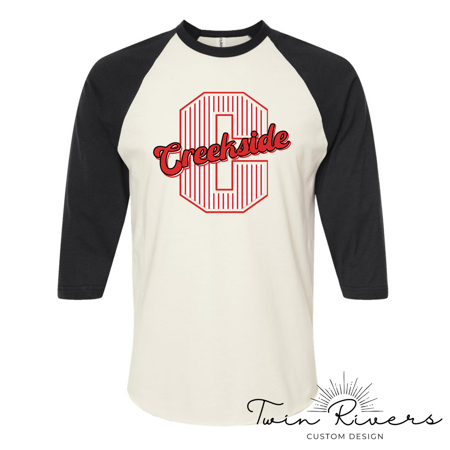 Creekside Striped Varsity Letter Vintage Tees