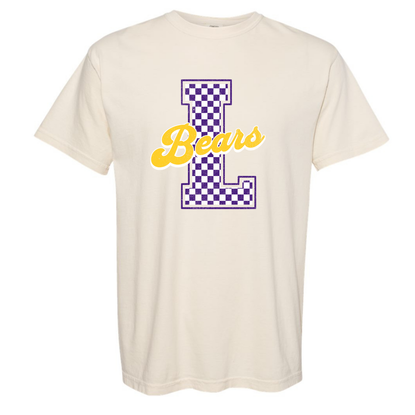 Lexington Varsity Letter Comfort Color Ivory