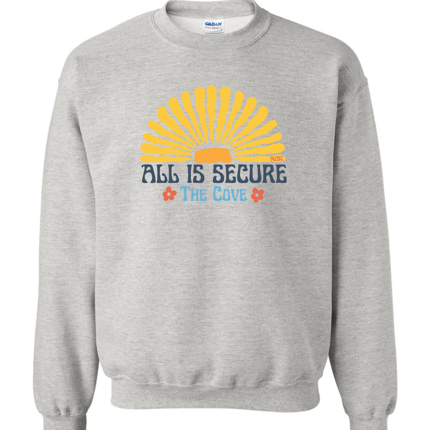 The Cove Sunburst Gildan Ash Gray Sweatshirt