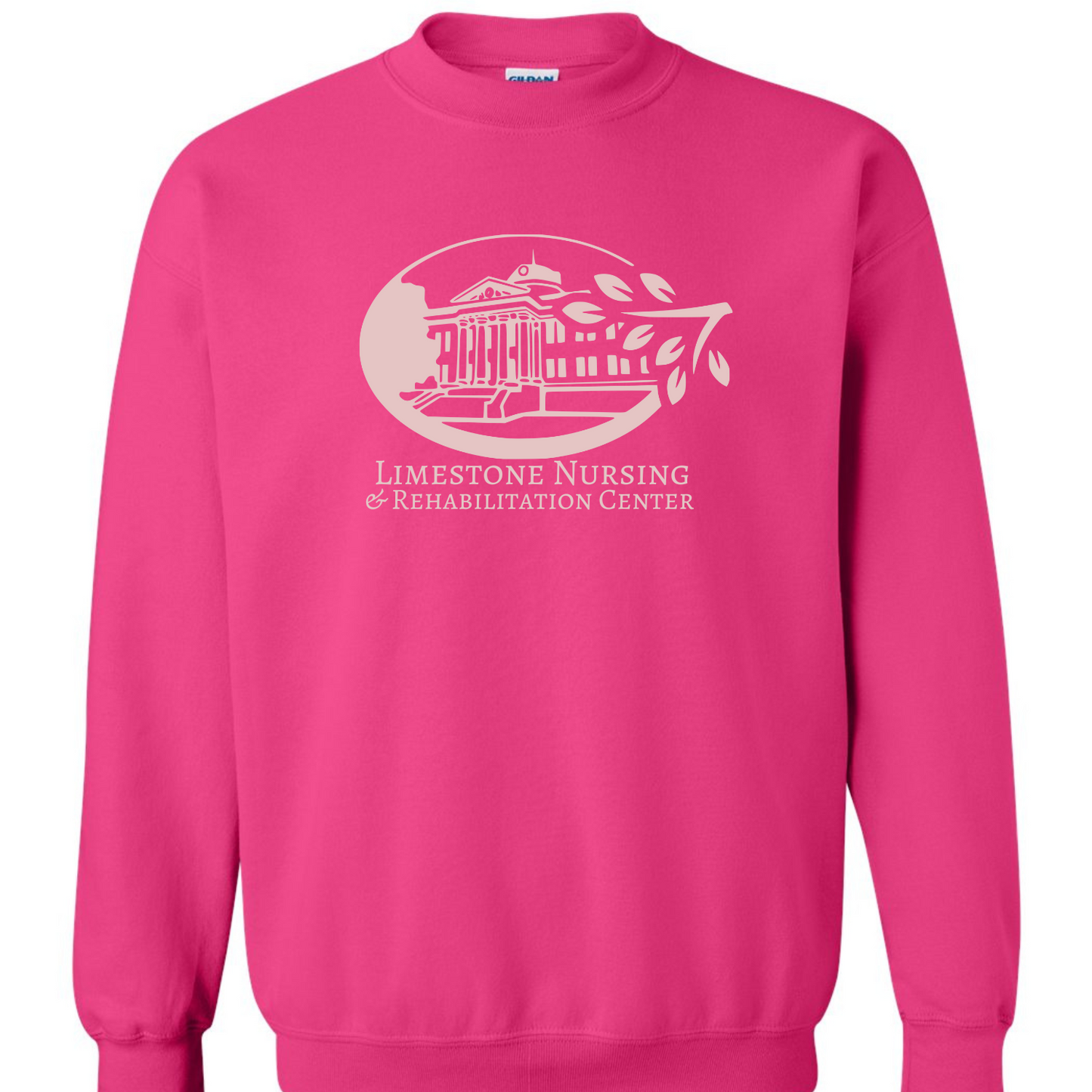 Limestone Nursing & Rehabilitation Center Logo Pink