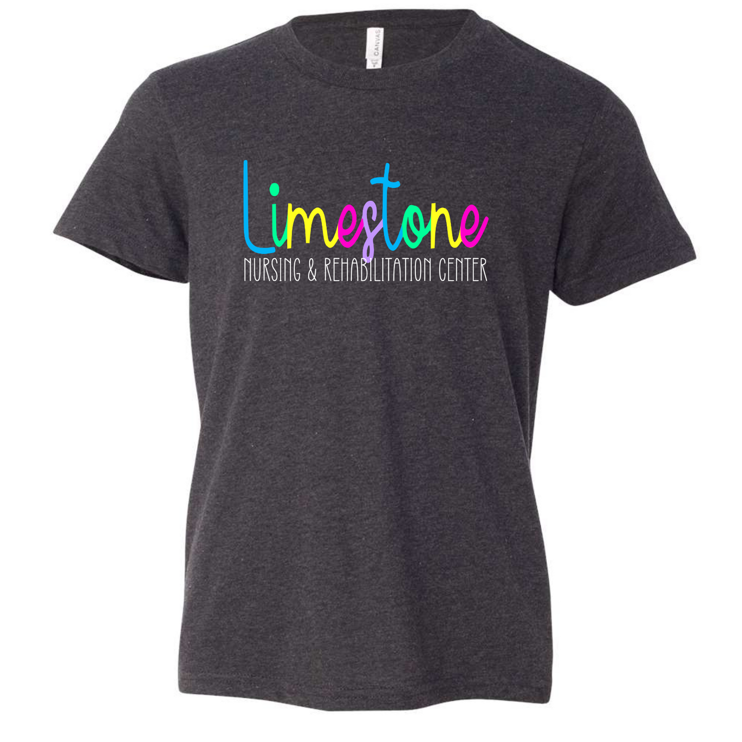 Limestone Nursing & Rehabilitation Center Neon Script Gray