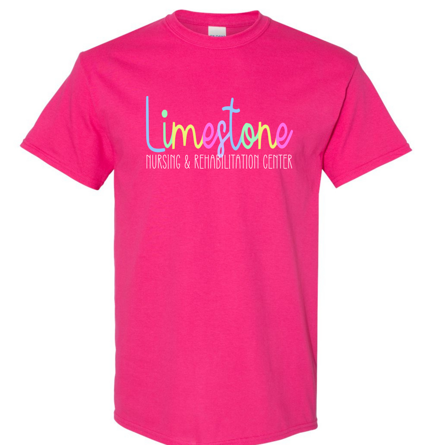 Limestone Nursing & Rehabilitation Center Neon Script Pink