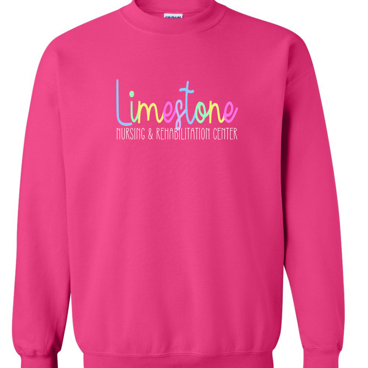 Limestone Nursing & Rehabilitation Center Neon Script Pink