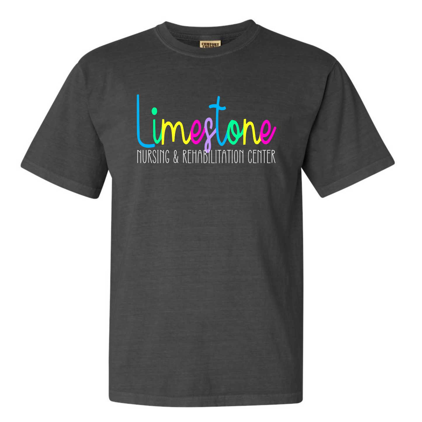 Limestone Nursing & Rehabilitation Center Neon Script Gray