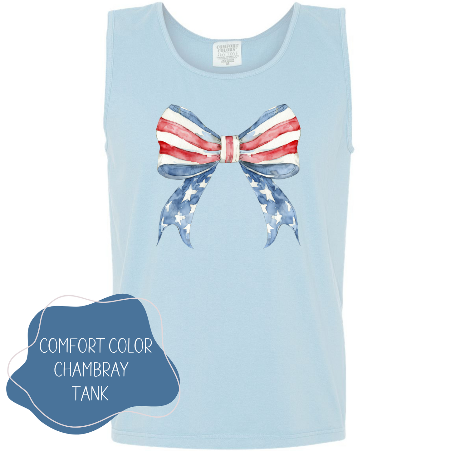 4th of July Coquette - Light Blue