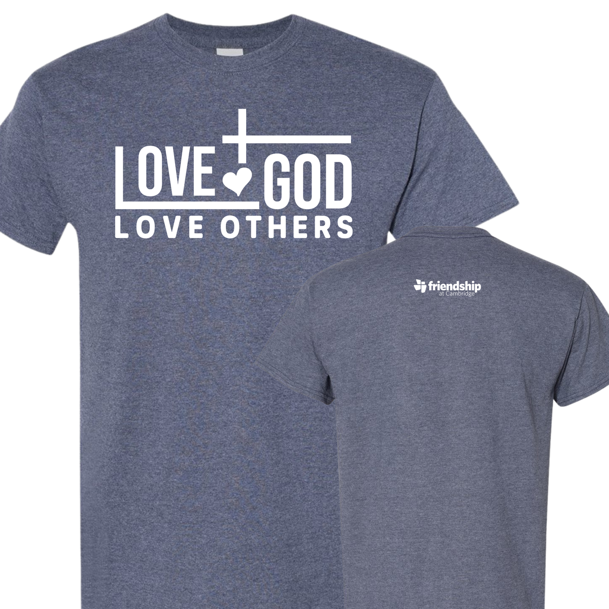 Heart & Cross Design - Friendship at Cambridge **ORDER BY 11/9 FOR CHURCH DELIVERY