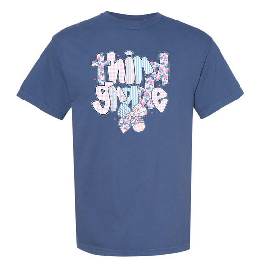 Floral Back to School Bubble Letters Third Grade