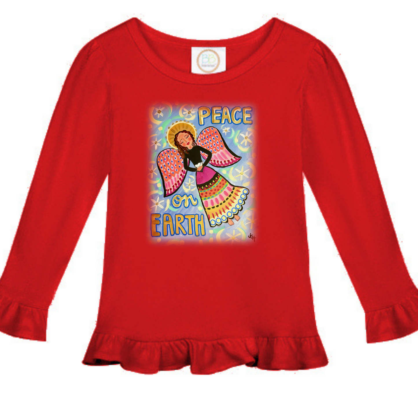 Hooper Art Youth Ruffle Long Sleeve