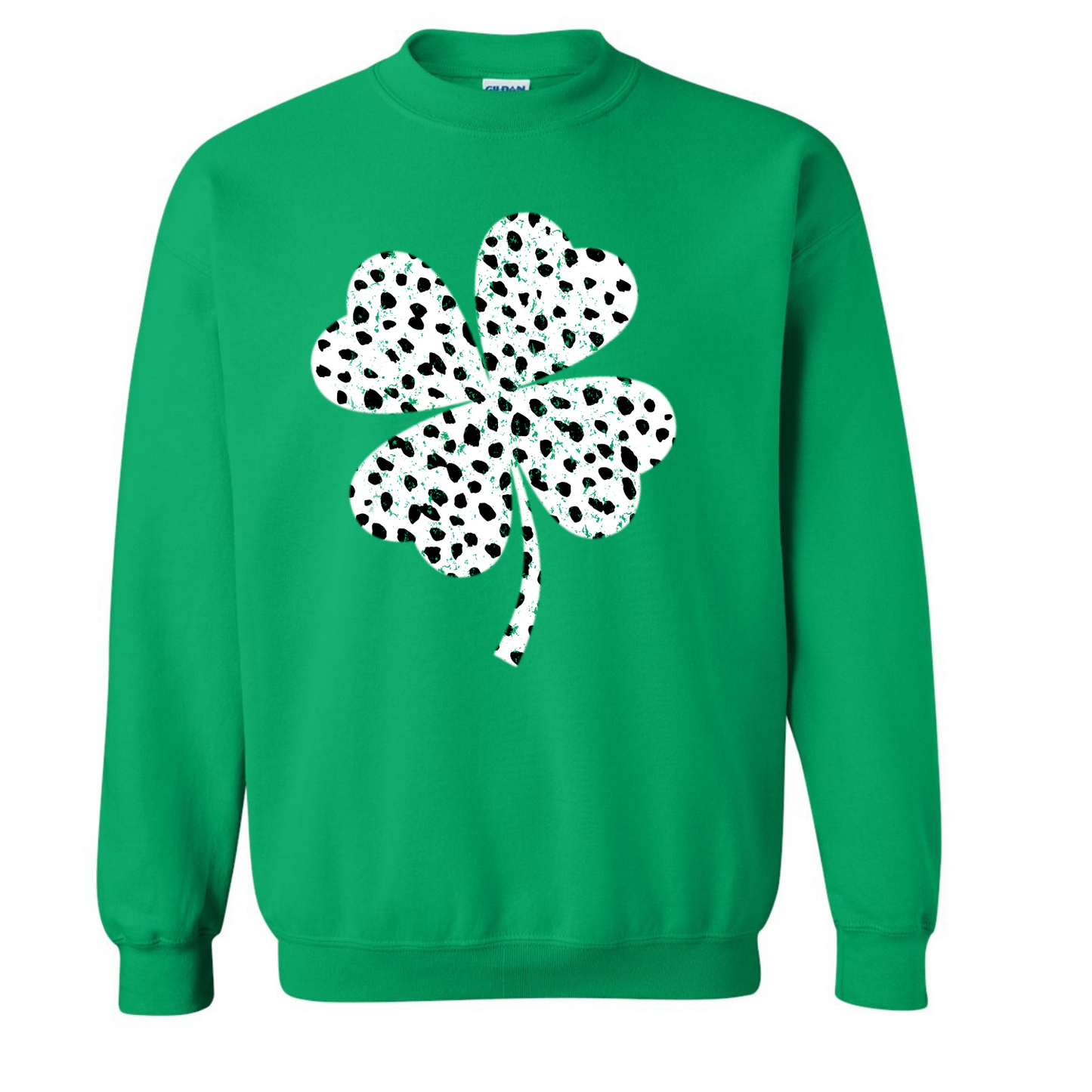 Dalmatian Print Shamrock