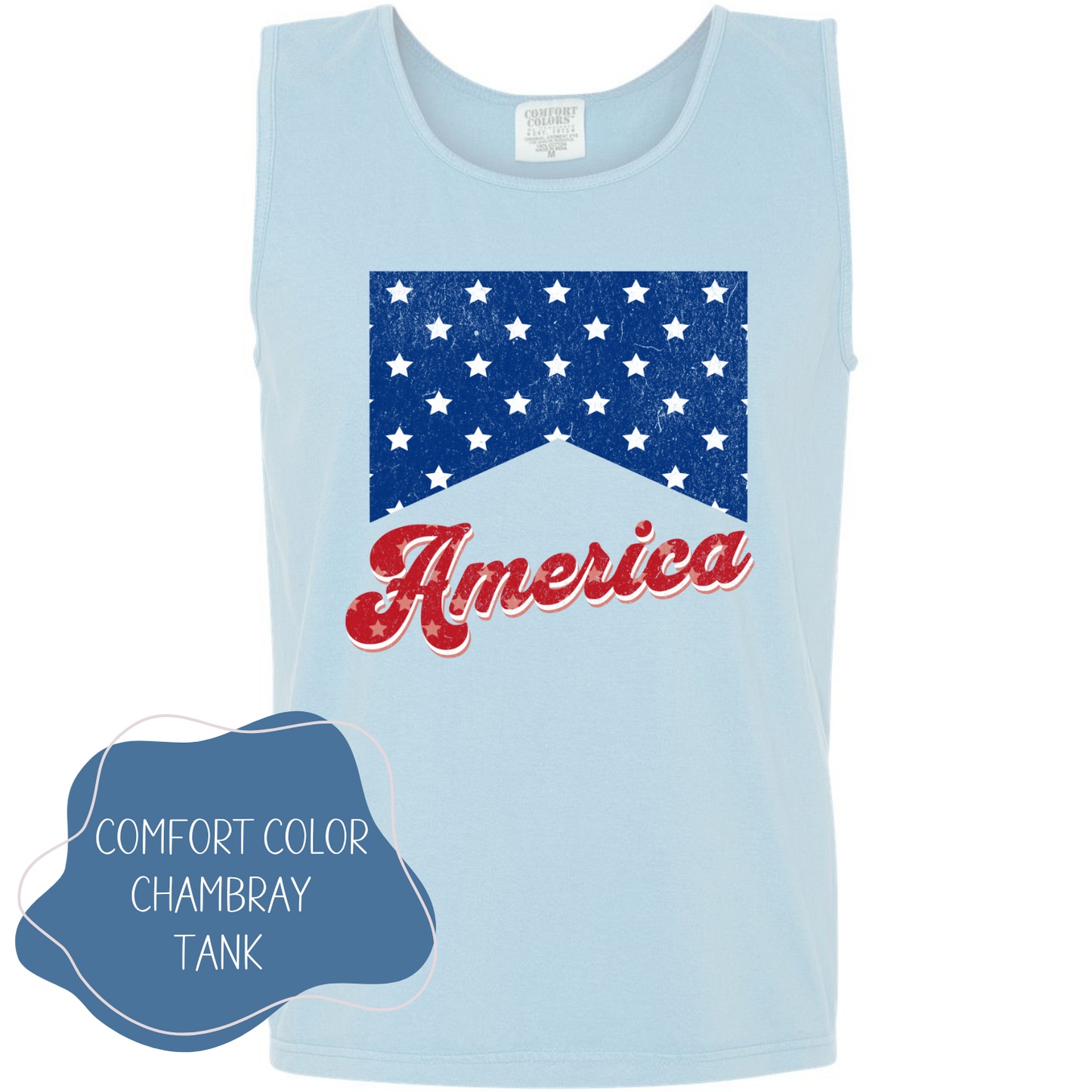 Star Spangled Banner - Light Blue