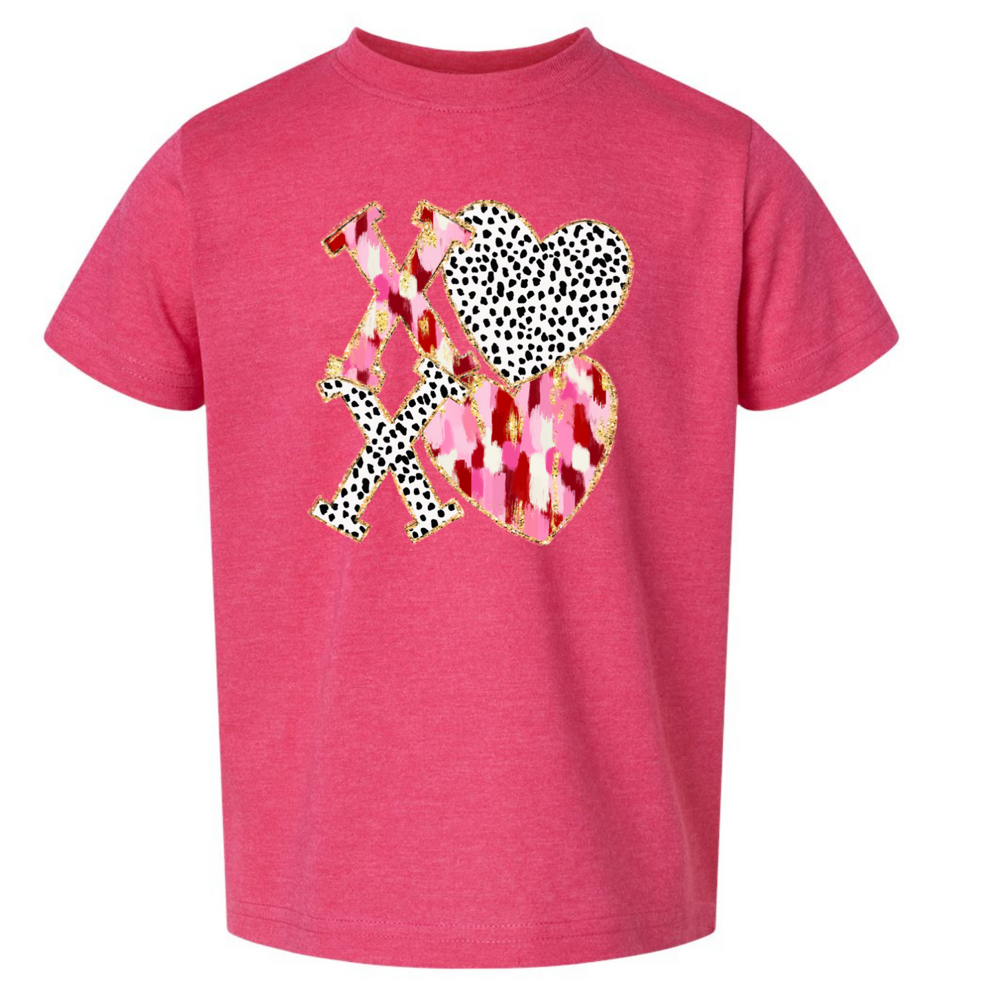 XOXO Gildan Safety Pink Short Sleeve