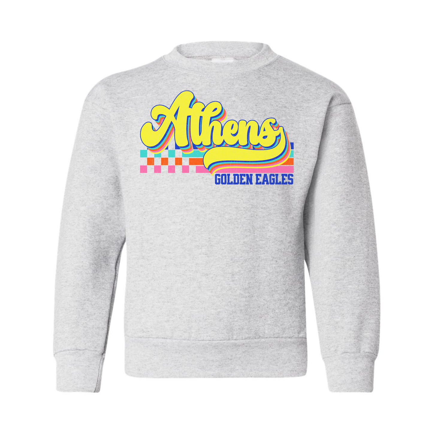 Athens Eagles Vibrant Checker Script - YOUTH