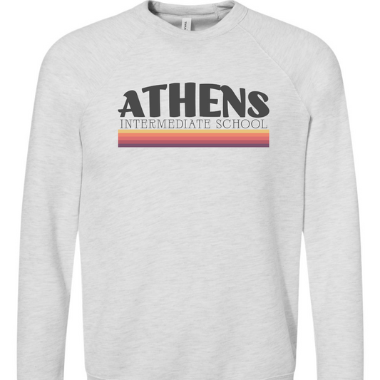Athens Intermediate School Retro Stripes Sweatshirts