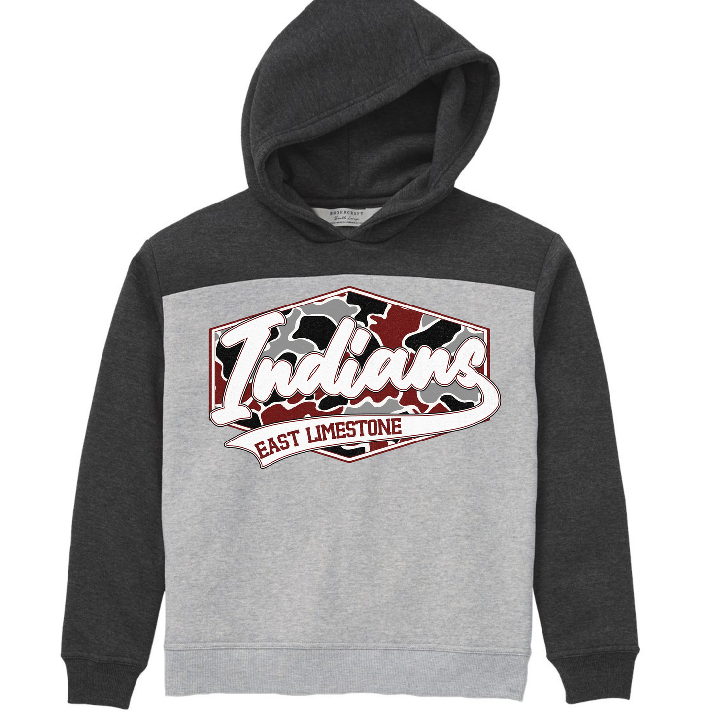 East Limestone Indians Camo Badge Youth Sizes