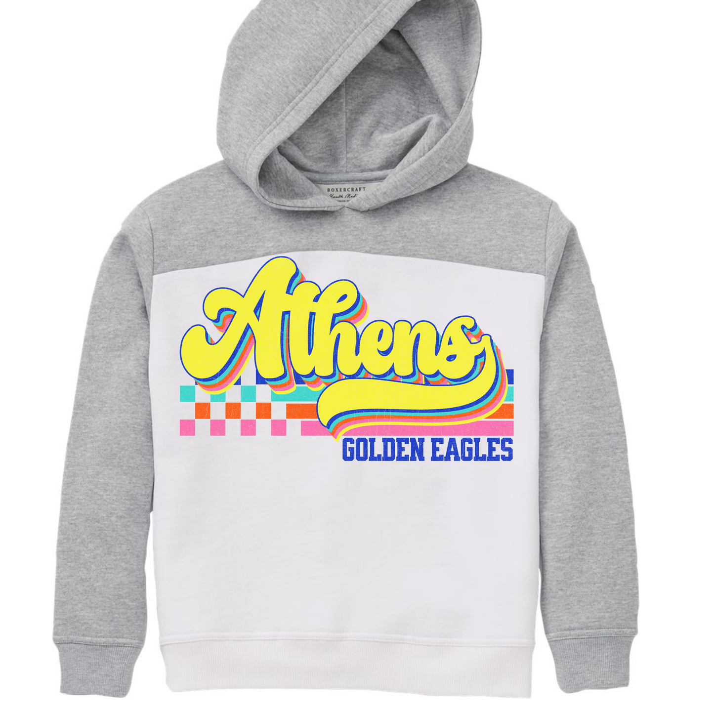 Athens Eagles Vibrant Checker Script - YOUTH