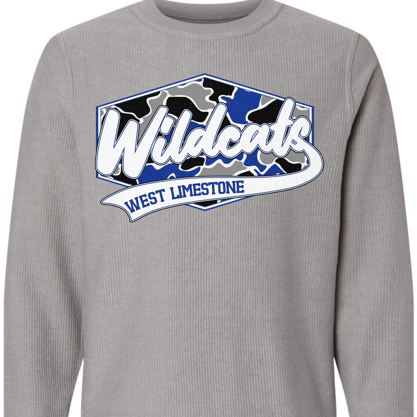 West Limestone Camo Badge Adult Sizes