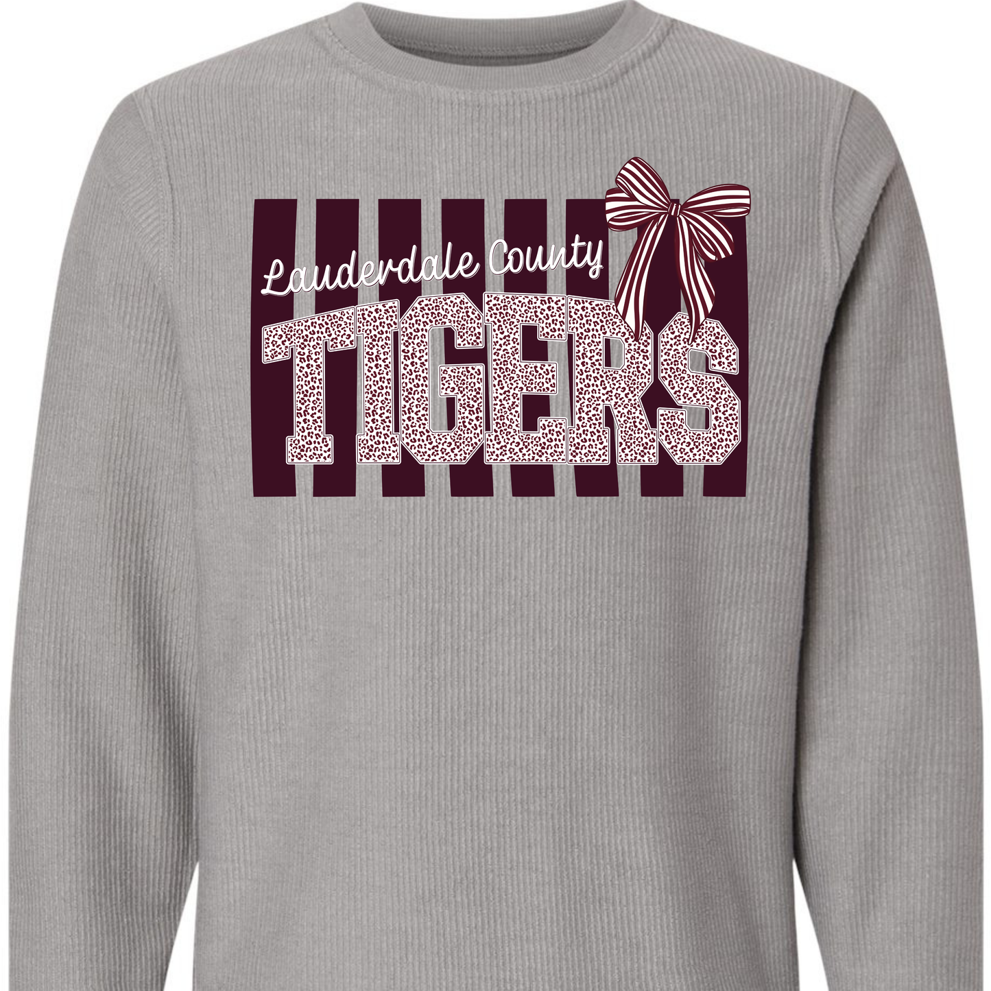 LCHS Tigers Preppy Stripe - ADULT