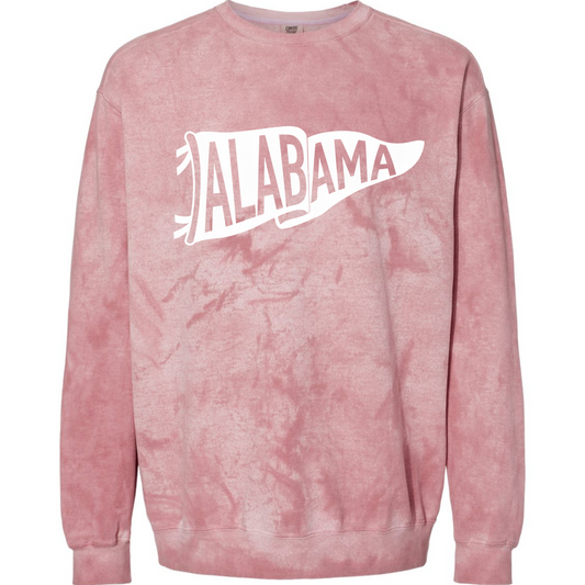 Alabama Pennant - Comfort Color Clay Color Blast Sweatshirt