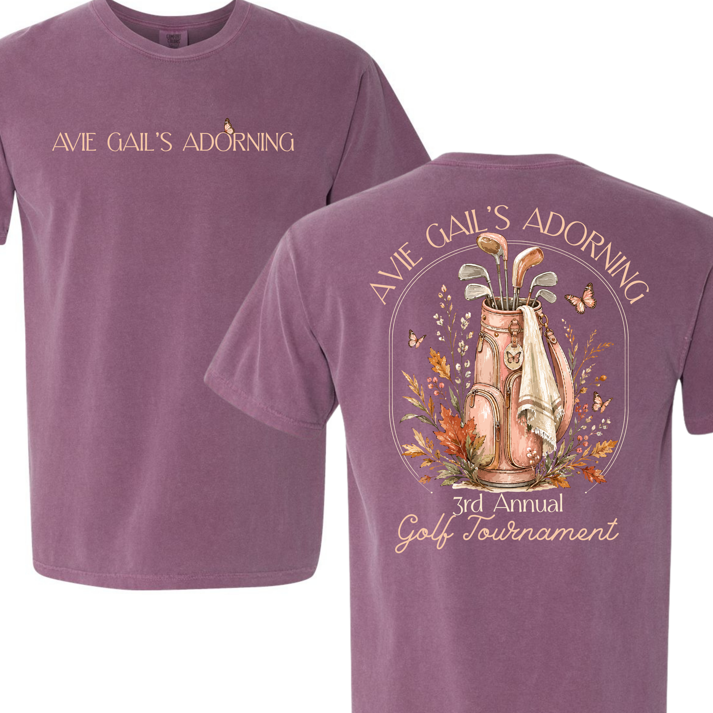 AGA Golf Tournament - Butterfly Design 2026 - ADULT Sizes