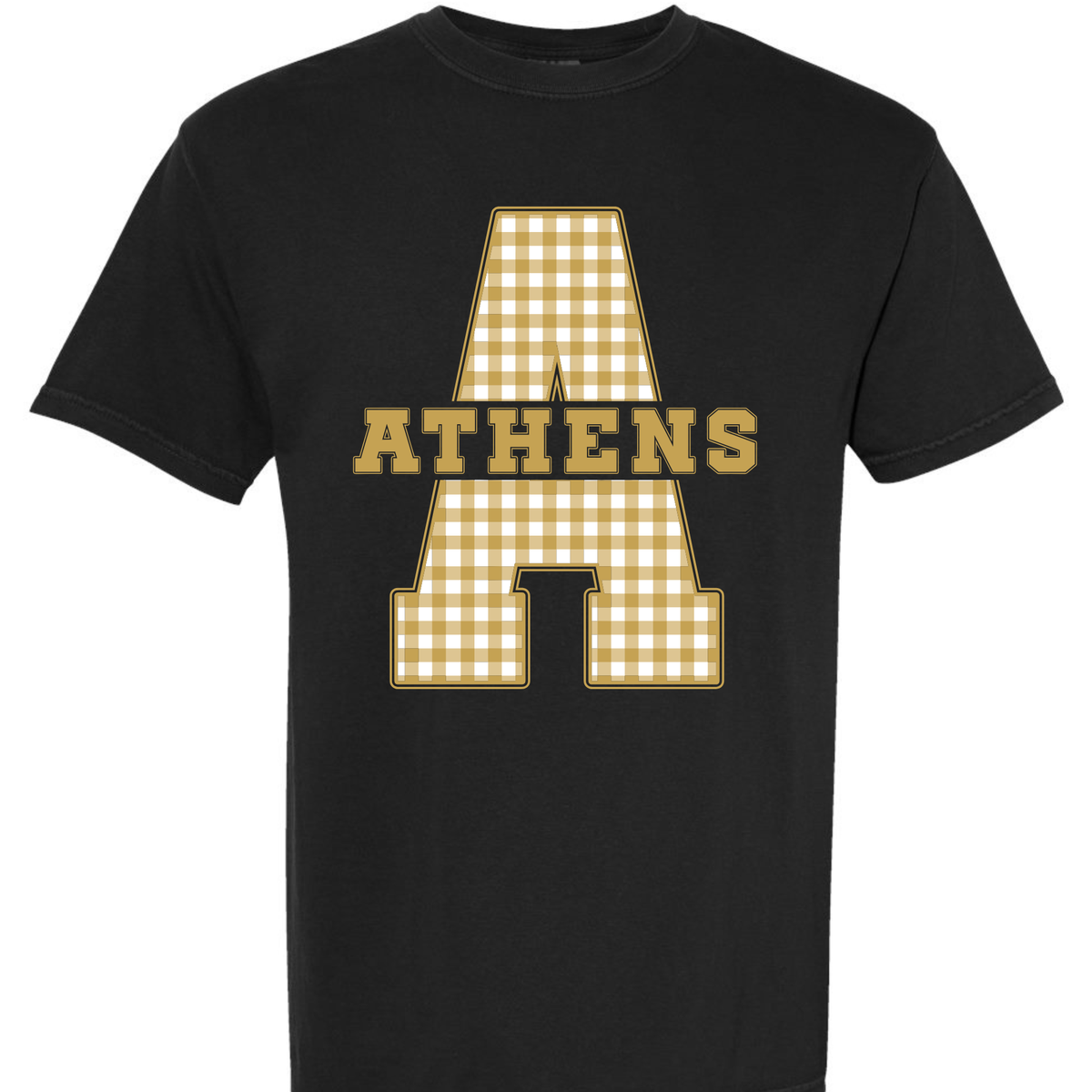 Plaid Varsity Letters - ATHENS