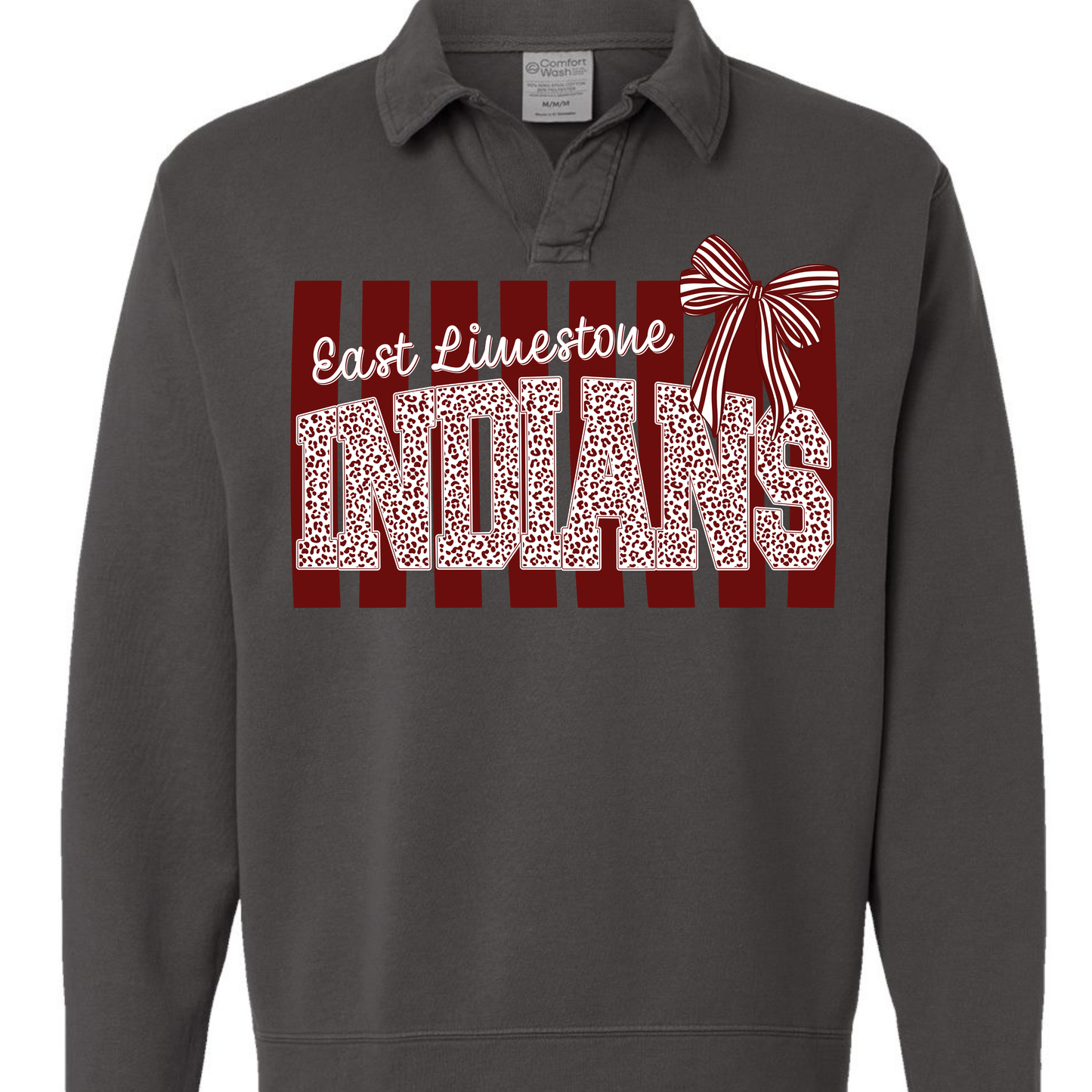 East Limestone Indians Preppy Stripe Adult