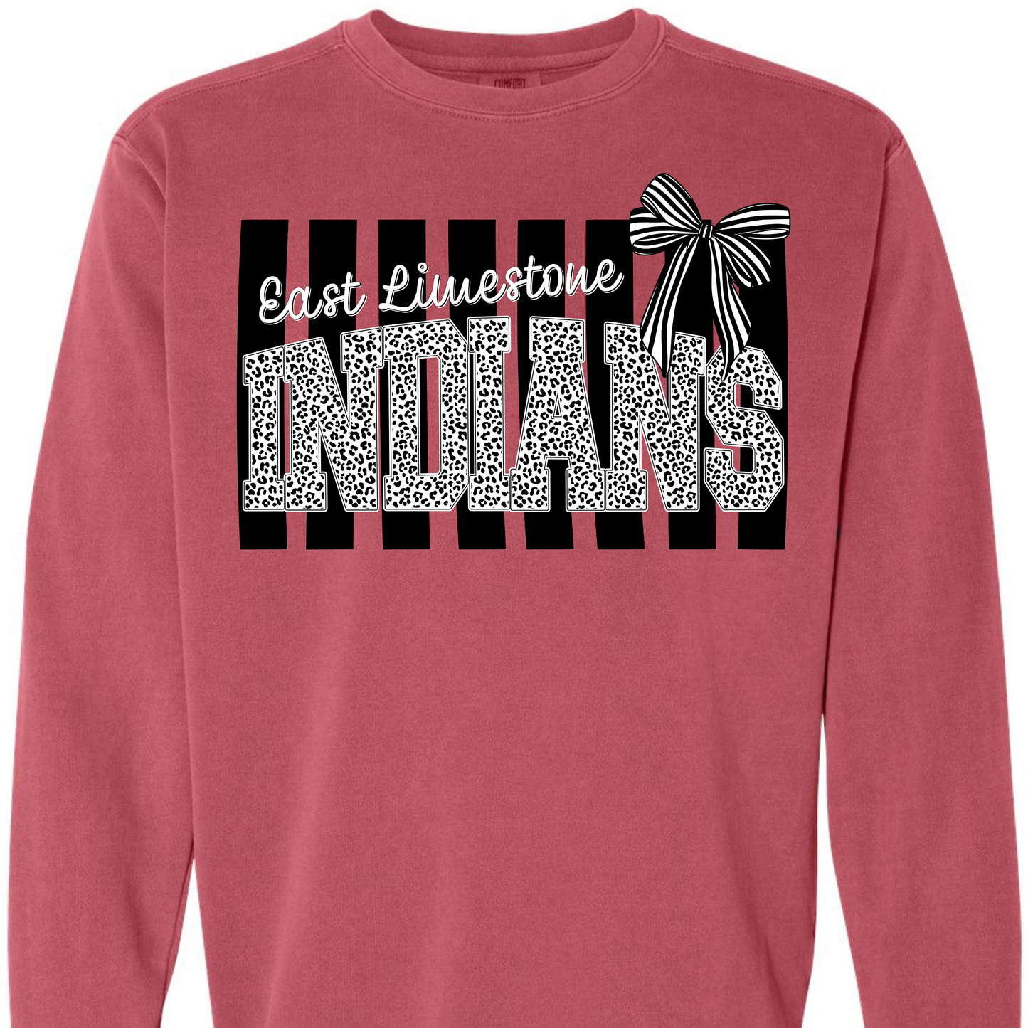 East Limestone Indians Preppy Stripe Adult