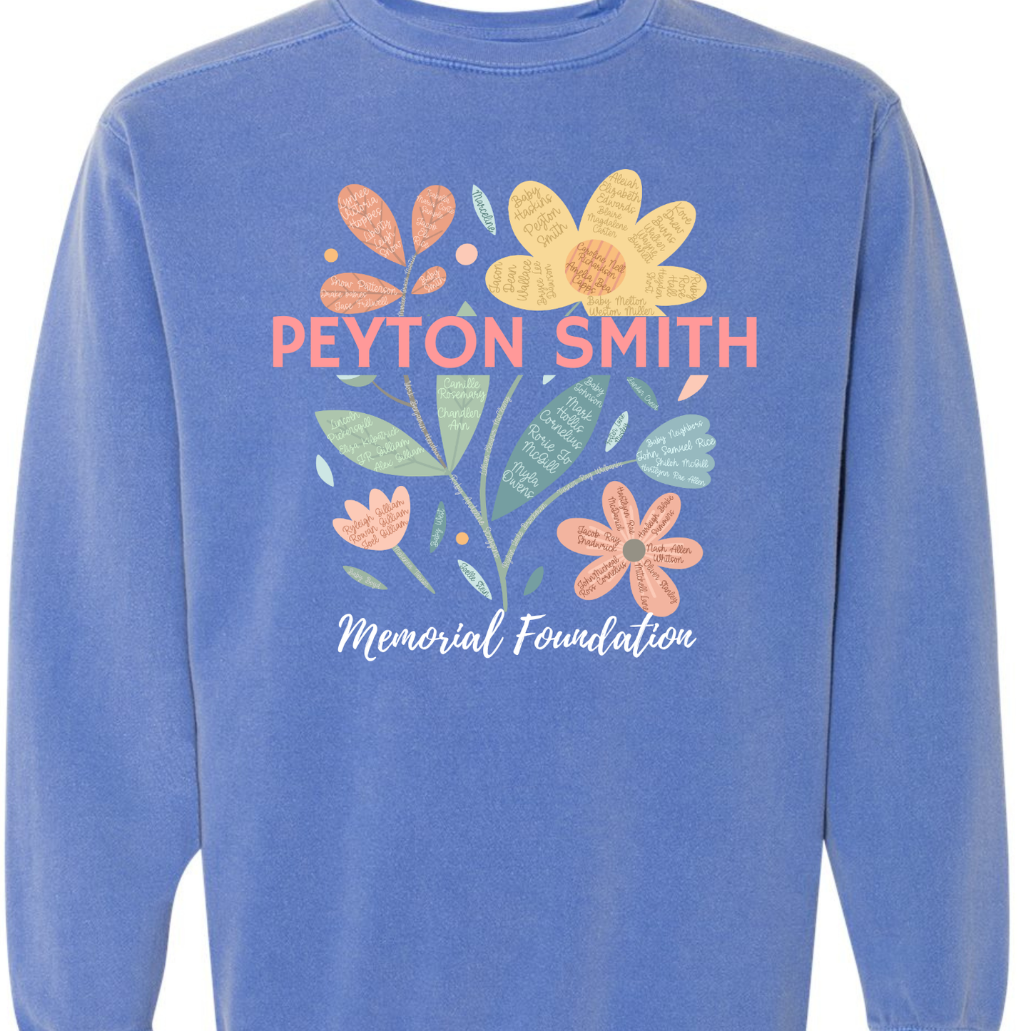 Peyton Smith Memorial Foundation Flower Sweatshirt