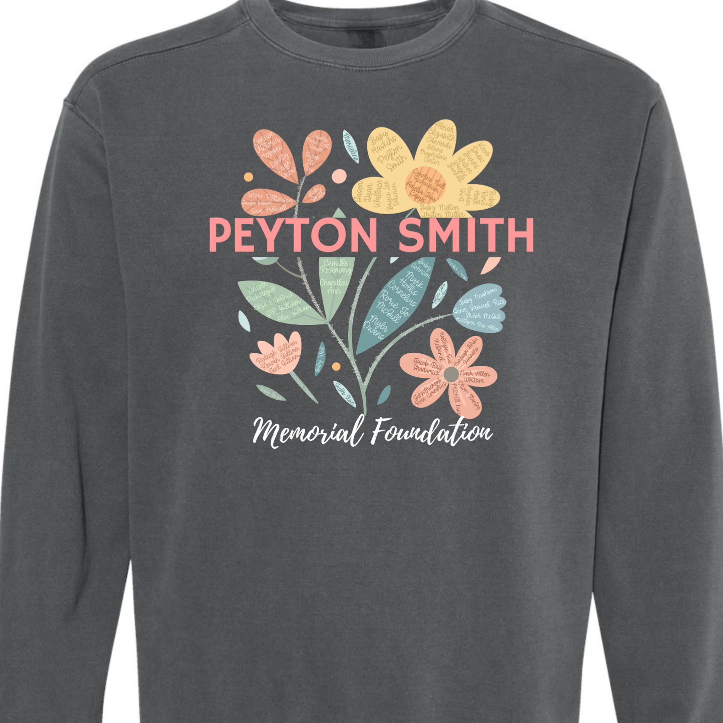 Peyton Smith Memorial Foundation Flower Sweatshirt