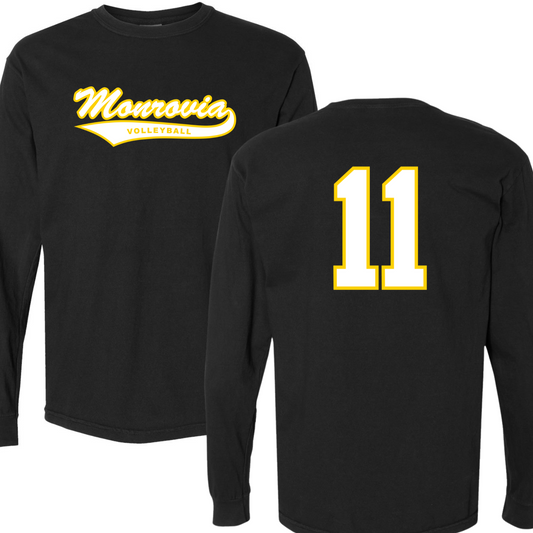 MMS Volleyball Black Shirt