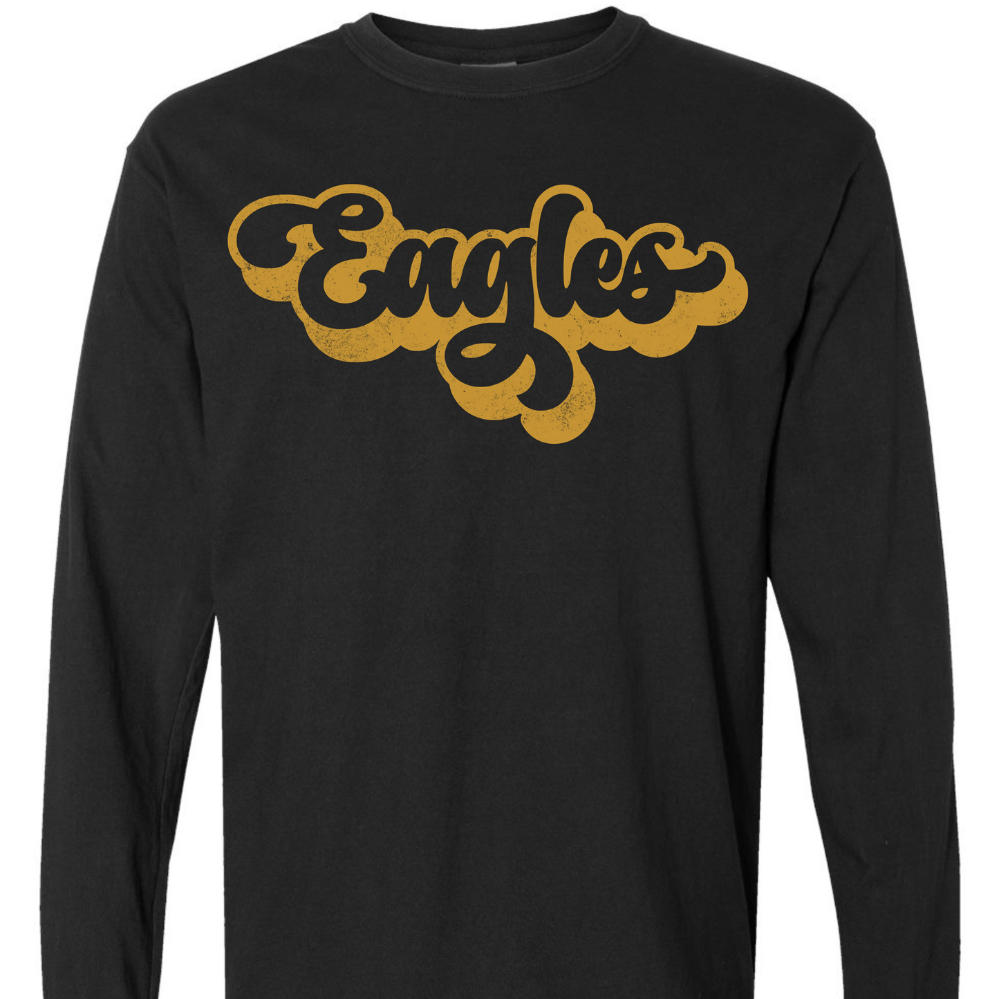 Athens Golden Eagles Retro Script Tee - Adult