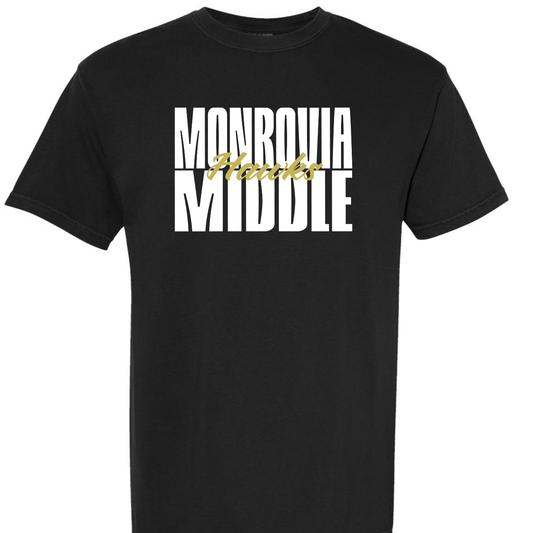 Monrovia Middle Hawks Tees