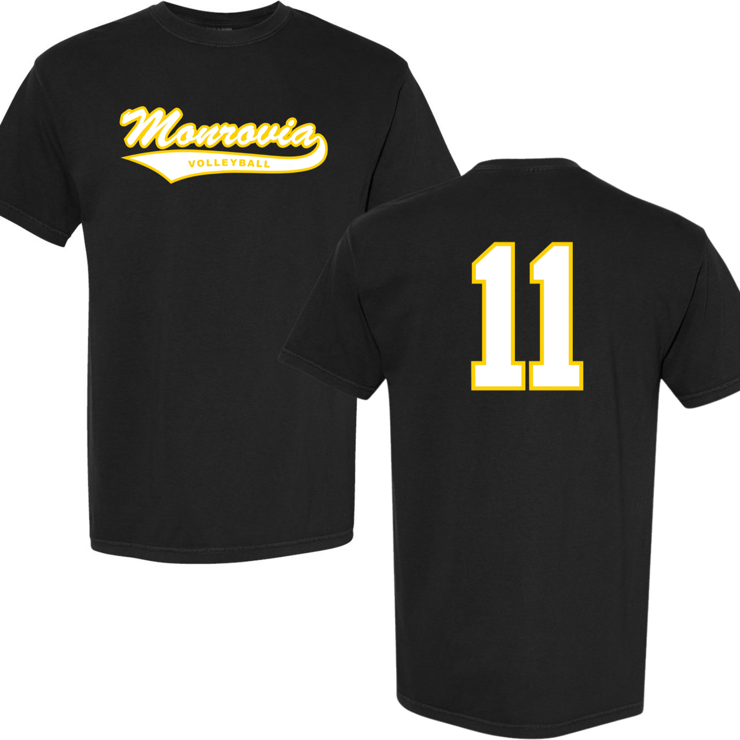 MMS Volleyball Black Shirt