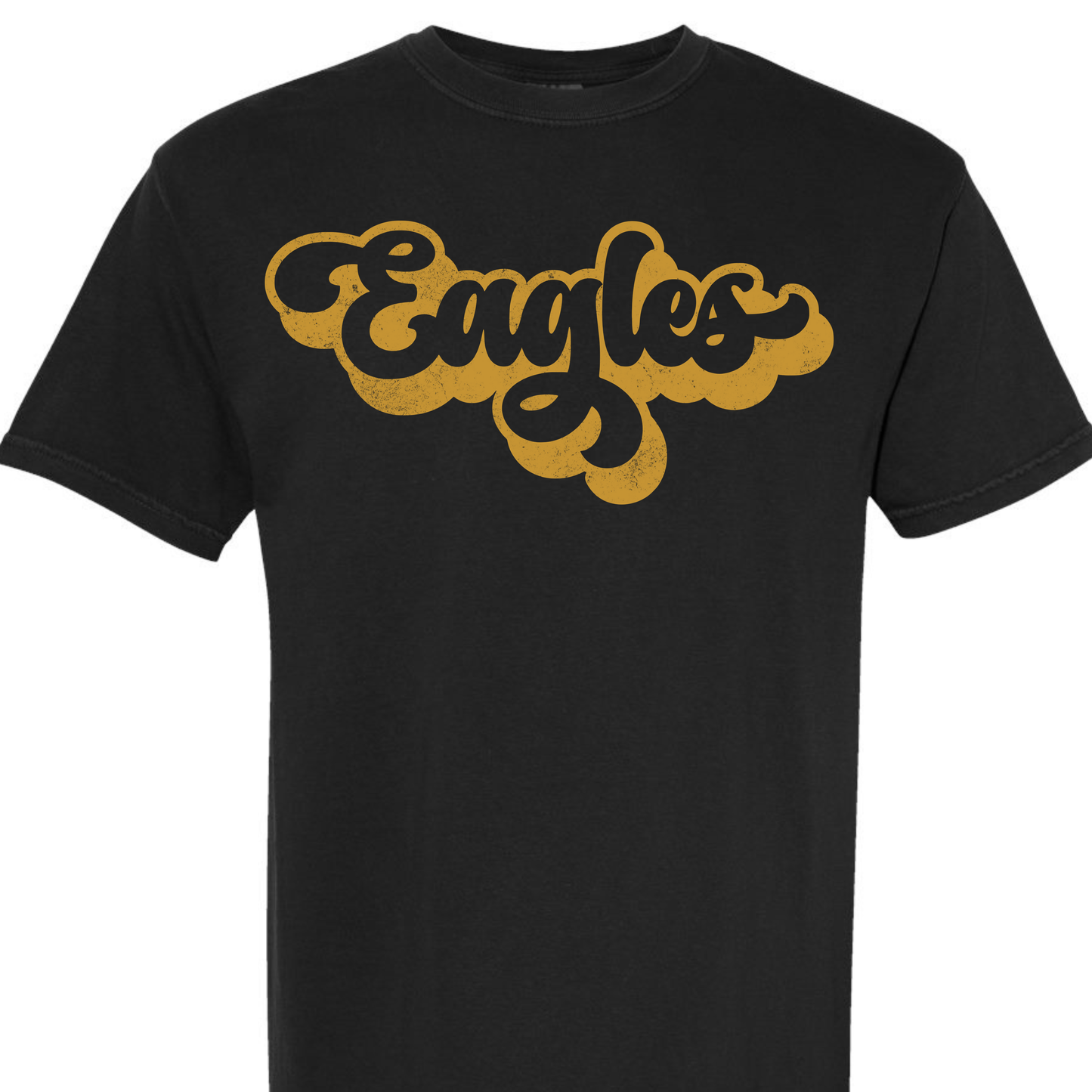 Athens Golden Eagles Retro Script Tee - Youth