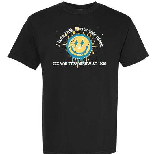 Burn Boot Camp Comfort Colors Black Short Sleeve 1717