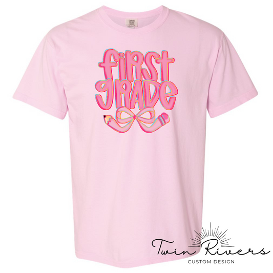 Preppy Back to School Coquette Kindergarten First Grade