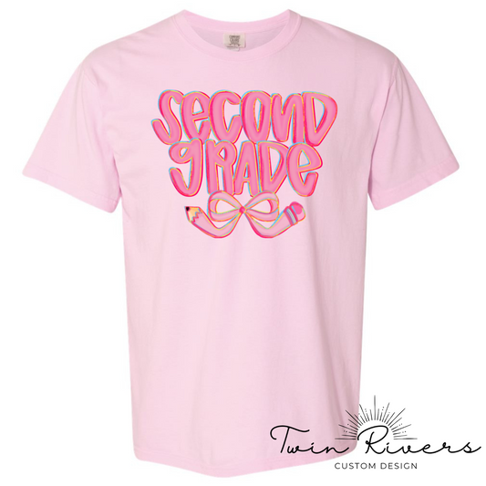Preppy Back to School Coquette Kindergarten Second Grade