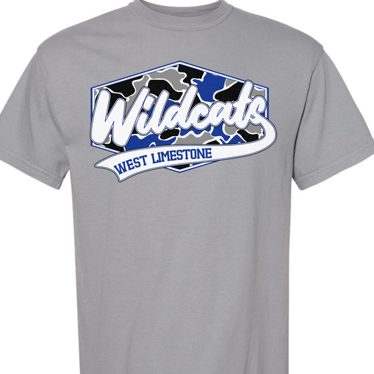 West Limestone Camo Badge Adult Sizes